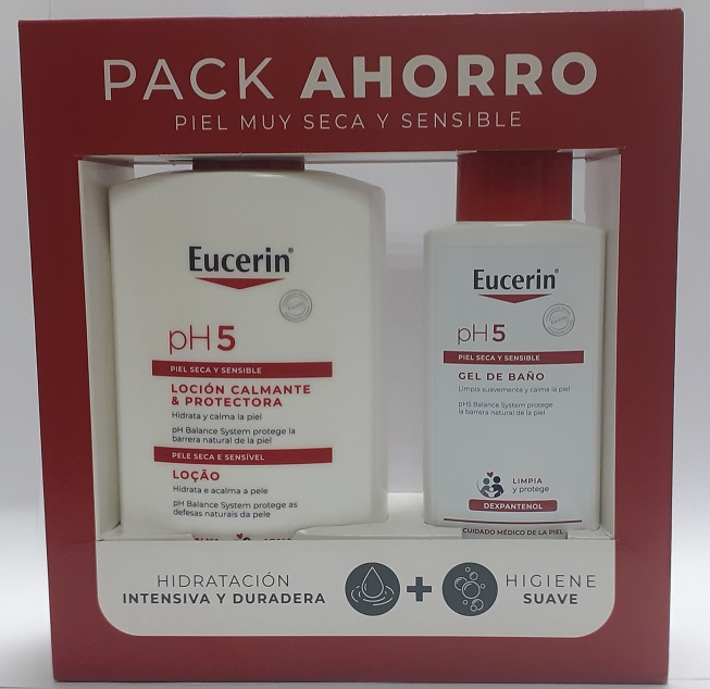 Eucerin Pack Rutina Ph5 Locion + Gel De Baño