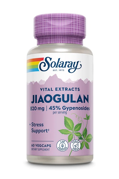 Extracto De Raíz Jiaogulan 820 Mg. 60 Cápsulas - Solaray