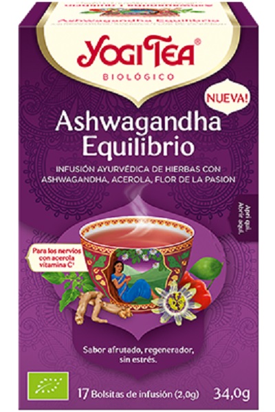 Ashwagandha Equiibrio 17 Filtros -Yogi Tea