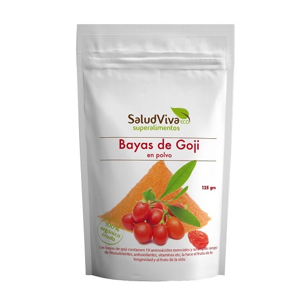 Bayas De Goji En Polvo Liofilizado 125Gr Saludviva