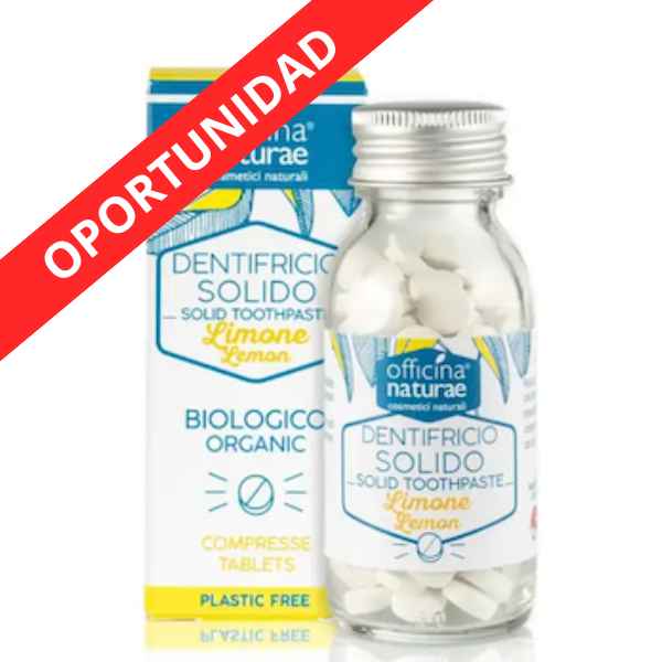 Dentifrico Solido Limon En Tabletas - Officina Naturae