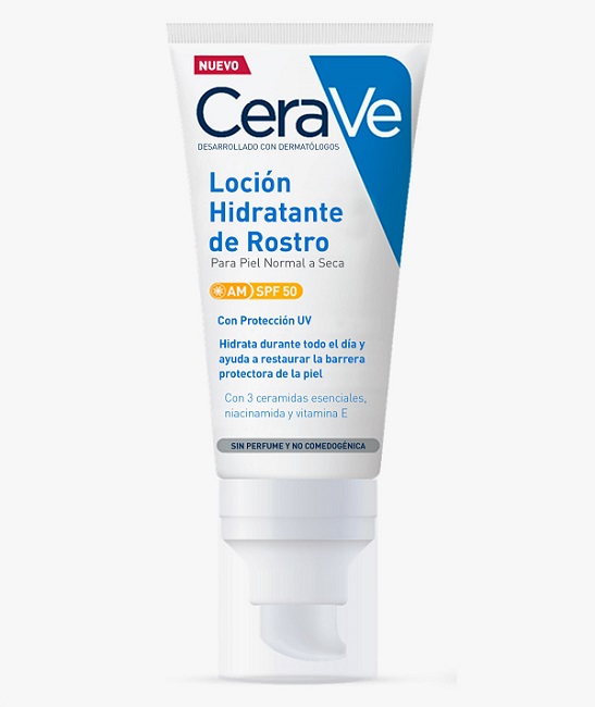 Cerave Locion Hidratante Rostro Spf 50 52 Ml
