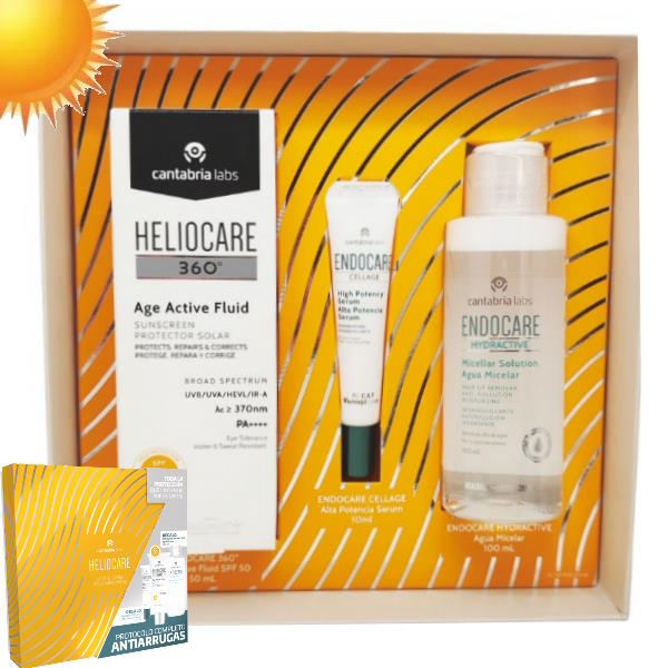 Heliocare 50 360º Fluido Age Active + Regalo Endocare