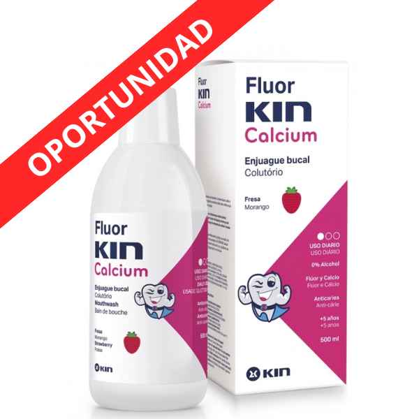 Fluor-Kin Calcio Enjuague 500Ml - Kin