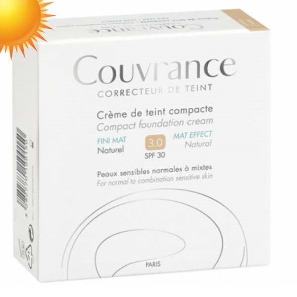 Crema Mate 3.0 Oil-Free Arena 9.5Gr Couvrance Solar - Avene