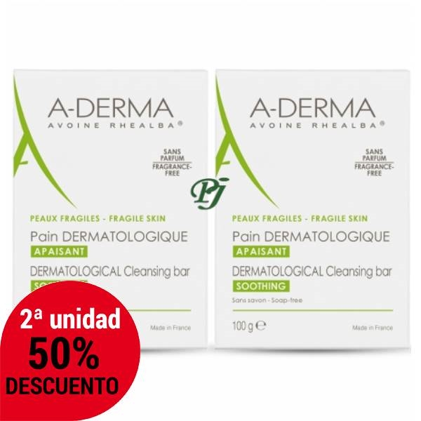 Dermopan Jabon Pieles Irritadas Duo 2X100Gr - A-Derma