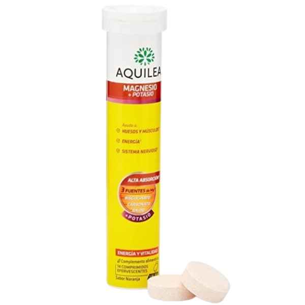 Magnesio+Potasio 14 Comprimidos Efervescente - Aquilea