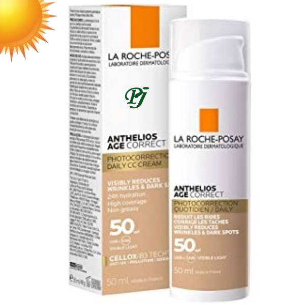 Anthelios Age Correct Spf50 Gel Crema Diario Con Color 50Ml Solar - La Roche