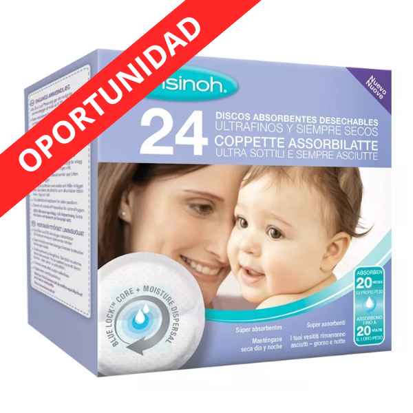 Discos Desechables 24 Unidades Lansinoh - Crianza Natural