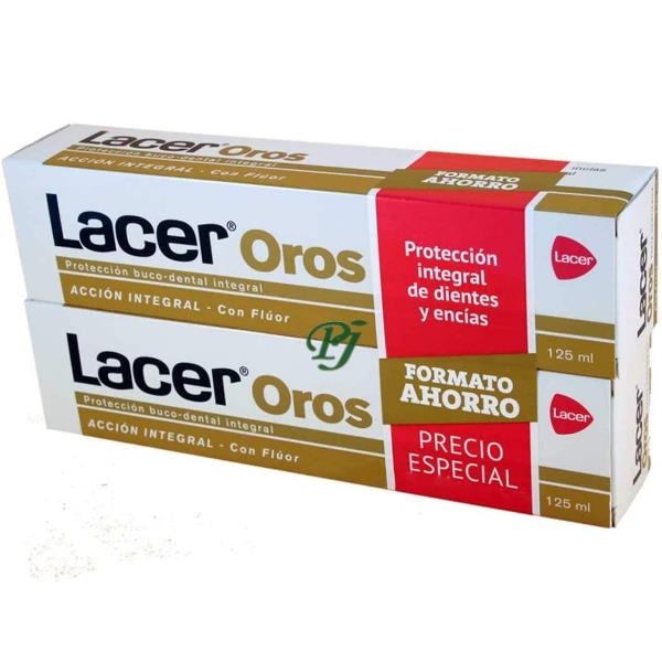 Oros Dentrifico Duplo 2X125Ml - Lacer