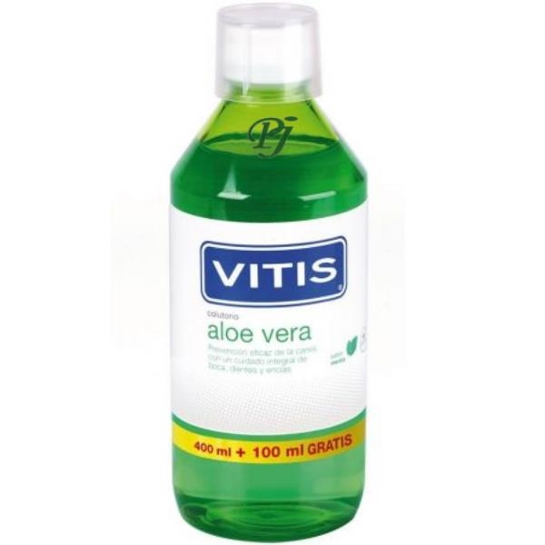 Colutorio Aloe Vera Menta 400Ml+100Ml - Vitis
