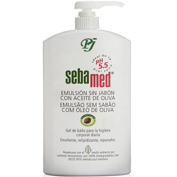 Emulsion Sin Jabon Oliva 1 L. - Sebamed