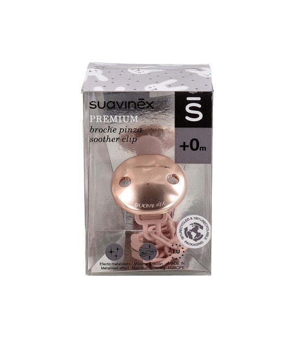 Suavinex Broche Pinza Chupete Prem. Red.