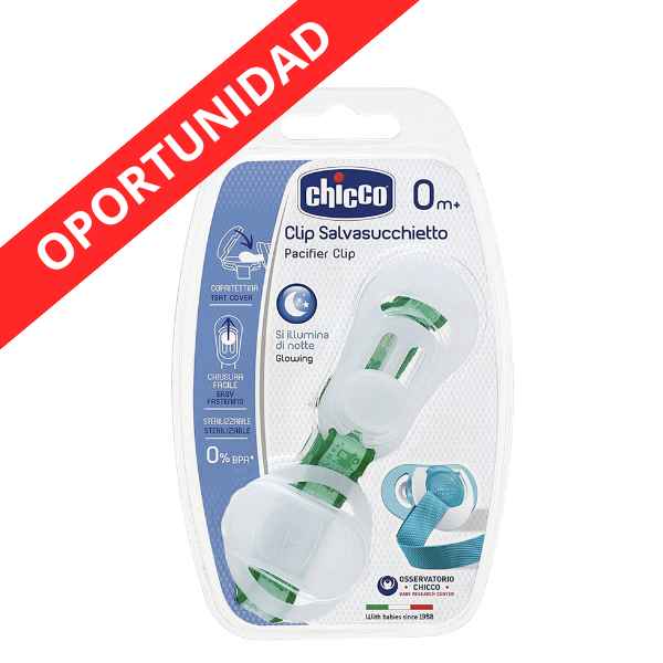 Clip Protegechupetes Luminoso 0+ - Chicco