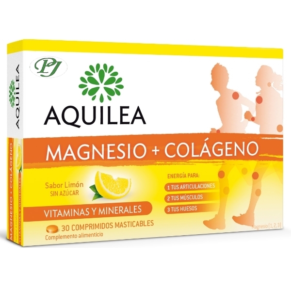 Magnesio + Colageno 30 Comprimidos Masticables - Aquilea