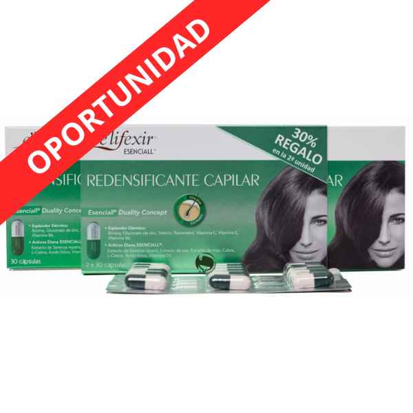 Elifexir Redensificante Capilar 2X30 Capsulas 30% 2ªunidad