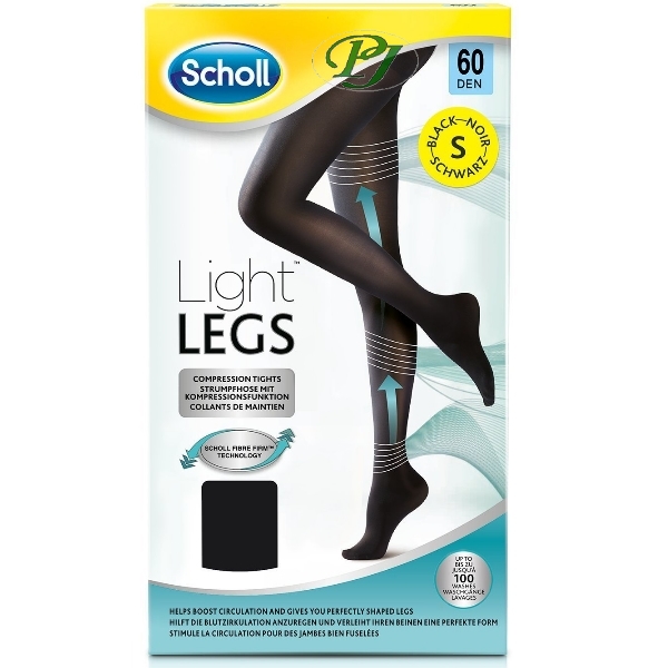Medias De Compresion Negras Den 60 Talla S - Dr.Scholl