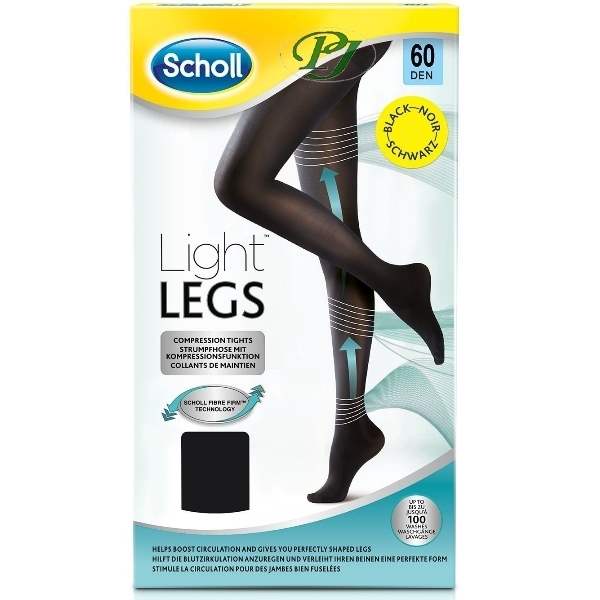 Medias De Compresion Negras Den 60 Talla L - Dr.Scholl