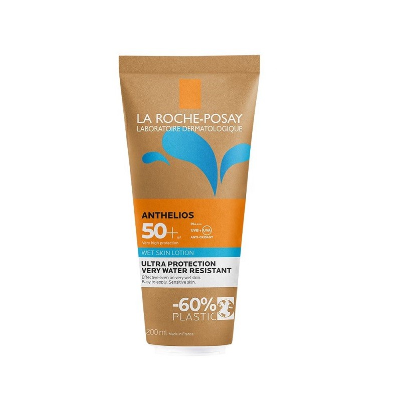 Anthelios Loción Solar Wet Skin Spf 50+ 200 Ml - La Roche