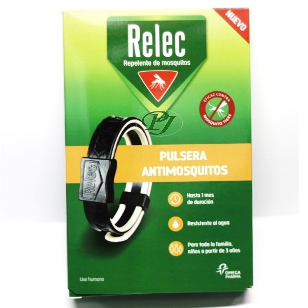 Pulsera Antimosquitos Adultos Negra - Relec
