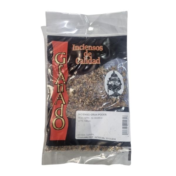 Incienso Gran Poder Bolsa 50 Gr. - Granado y Bencano