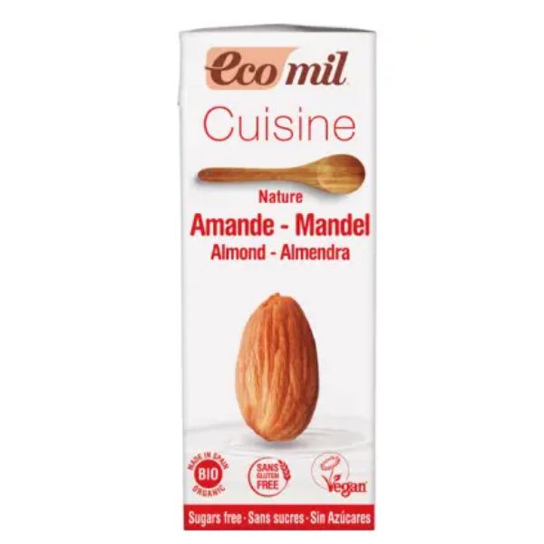 Ecomil Nata De Almendra Sin Azucar 200Ml - Nutriops
