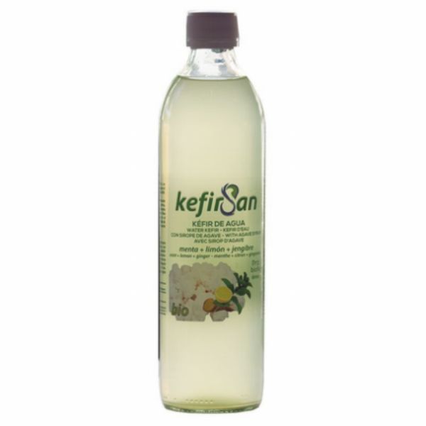 Kefir Menta Limon Y Jengibre Bio 500Ml - Kefirsan