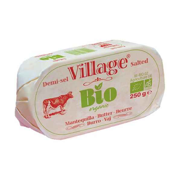 Mantequilla Con Sal Bio 250Gr - Village