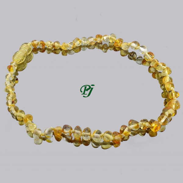 Collar Barroco Infantil Ambar-Miel 