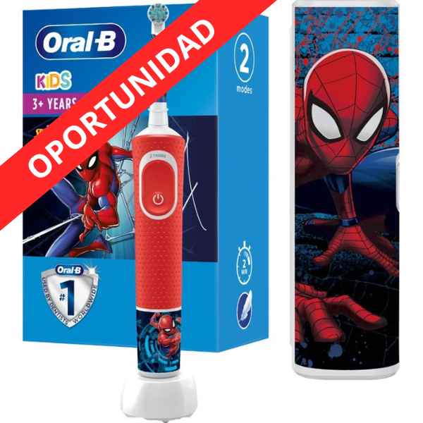 Cepillo Eléctrico + Estuche Spiderman - Oral-B