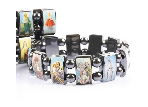 Pulsera Hematite 12 Santos