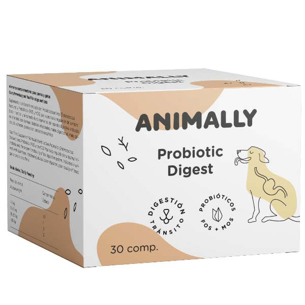 Animally Probiotic Digest 30 Comprimidos