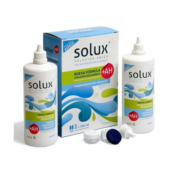 Solux 2X360Ml. Lentes Contacto