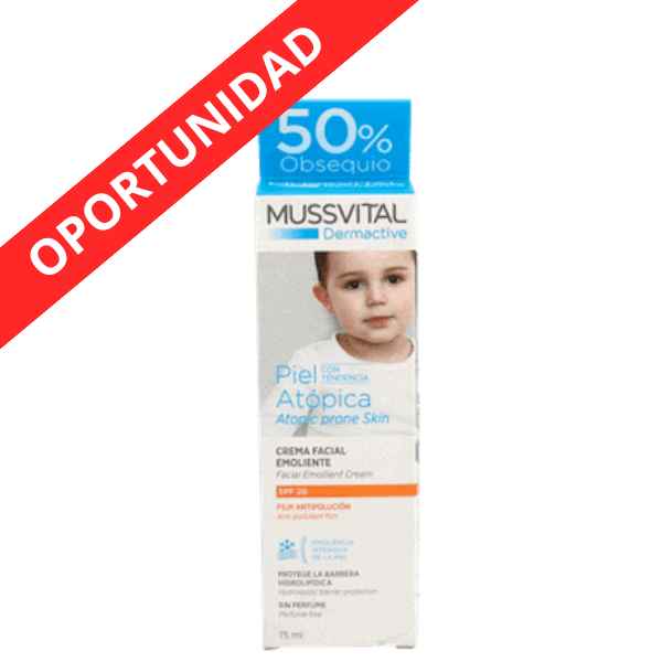 Crema Facial Atopia Spf 20 75Ml 50% Obsequio - Mussvital
