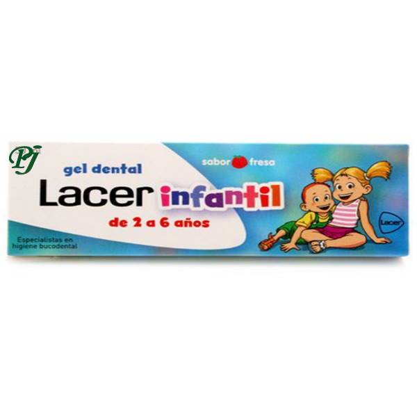 Gel Dental Infantil Fresa 75Ml - Lacer