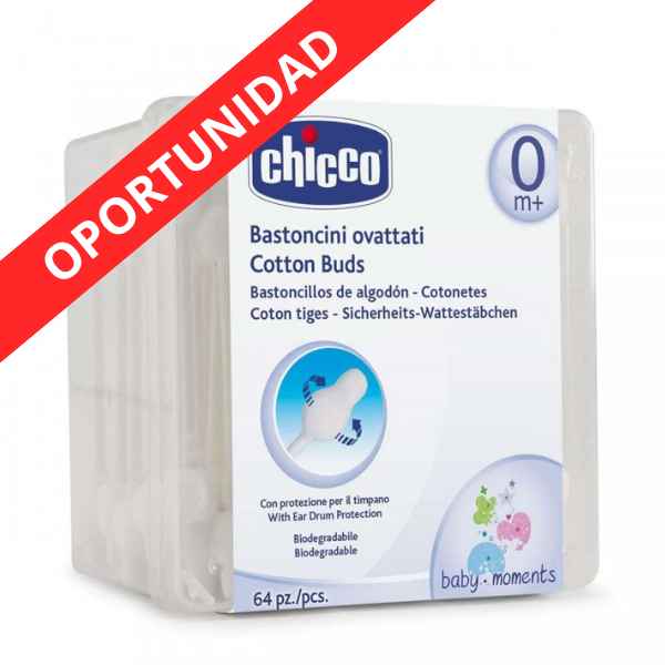 Bastoncillo Seguridad 0M+ 64Uds - Chicco