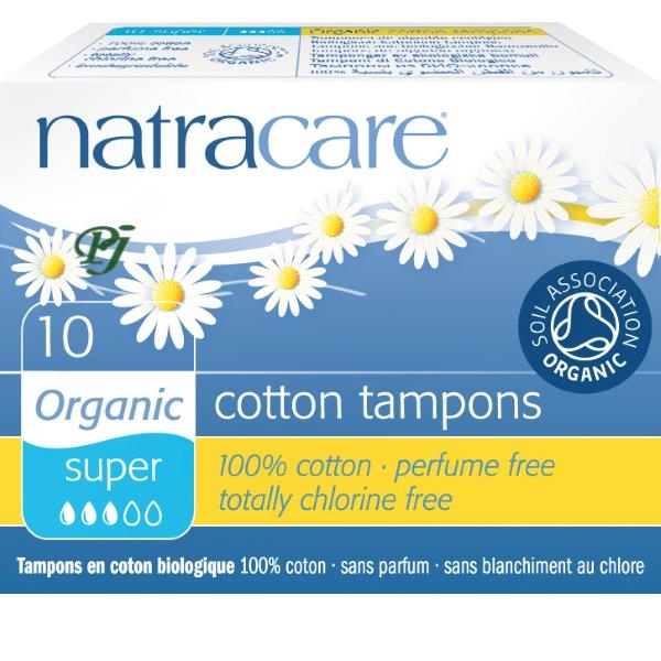 Tampon Super 10Uds Sin Aplicador - Natracare