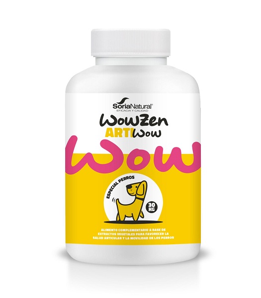 Artiwow Perros 30Kg 60 Comp 1800 Mg Soria Natural
