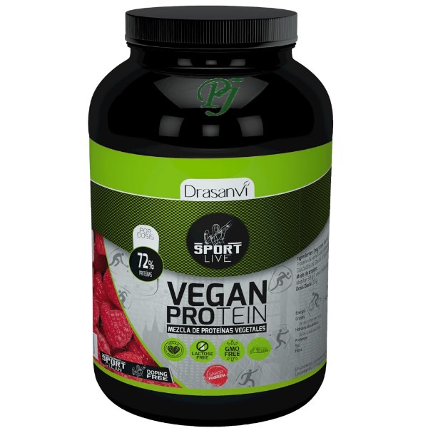 Proteina Vegetal 72% Frambuesa 600Gr - Drasanvi