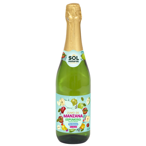 Espumoso Manzana Sin Alcohol 750 Ml. Solnatural