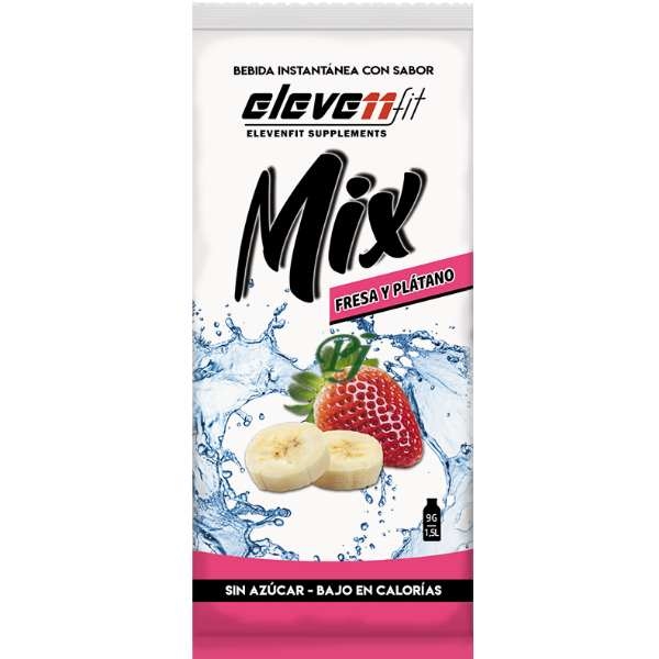Bebida Mix Platano Y Fresa - Eleven 11