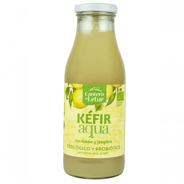 Kéfir Agua Limón Y Jengibre 500Ml - Cantero Letur