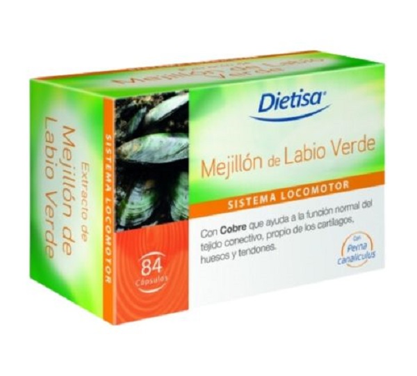 Extracto De Mejillón De Labio Verde 84 Cápsulas - Dielisa
