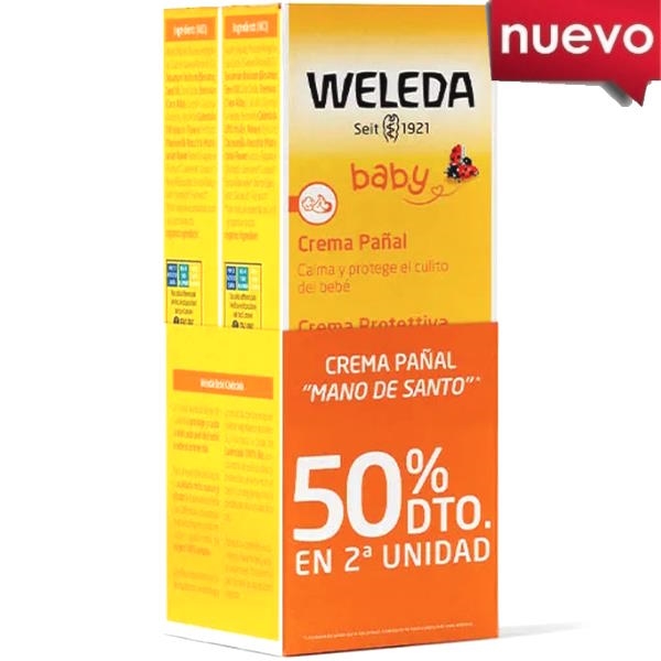 Crema De Pañal 2X75Ml 50% 2ª Uds - Weleda