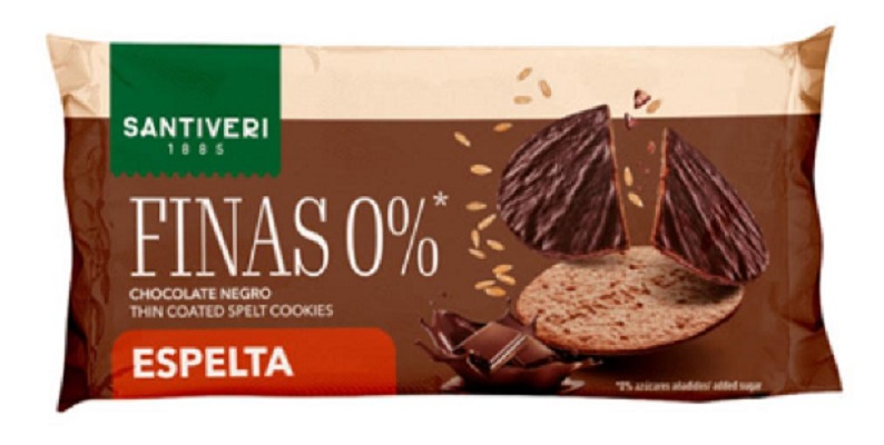 Galleta Finas 0% Espelta Bañadas Choco 90 Gr.