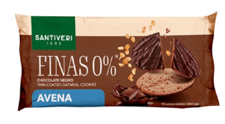 Galleta Finas 0% Avena Bañadas Choco 88 Gr.
