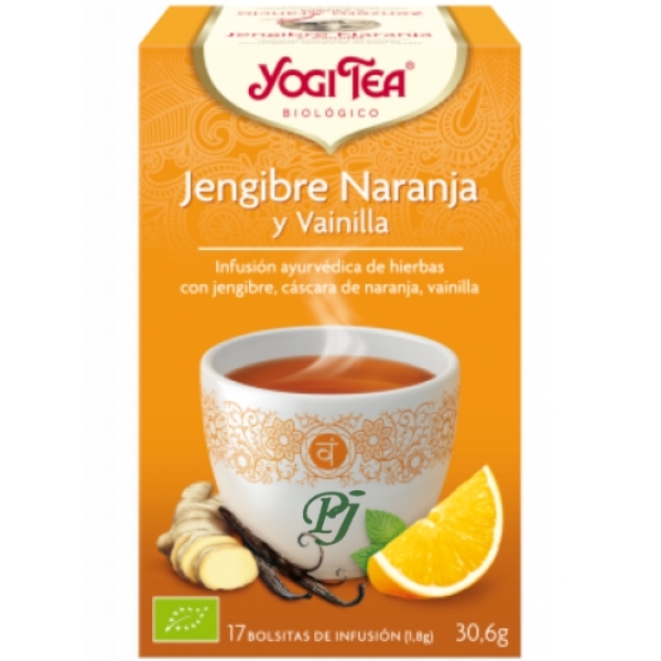 Jengibre Naranja Vainilla 17 Filtros - Yogi Tea