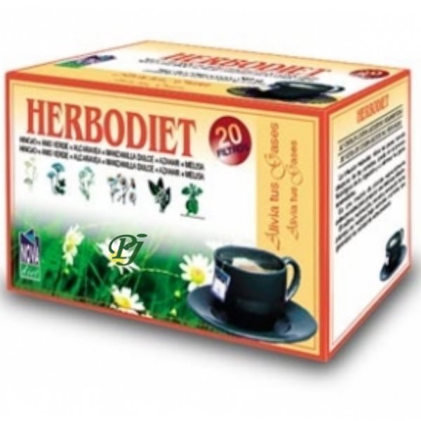 Herbodiet Alivia Tus Gases 20 Filtros - Novadiet