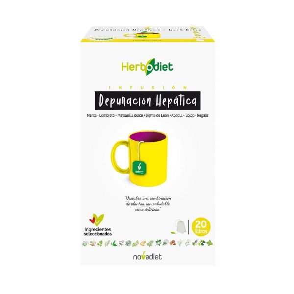 Herbodiet Depuracion Hepatica 20 Filtros - Novadiet