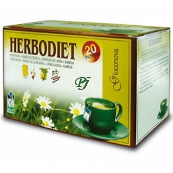 Herbodiet Gluconova 20 Filtros - Novadiet